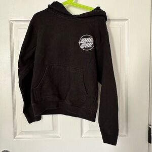 Santa Cruz Skateboards Black Casual Hoodie